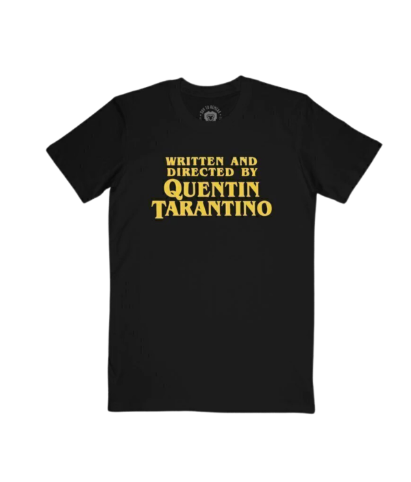 Remera written and directed by Quentin Tarantino Negra - Unisex / Niño / Mujer