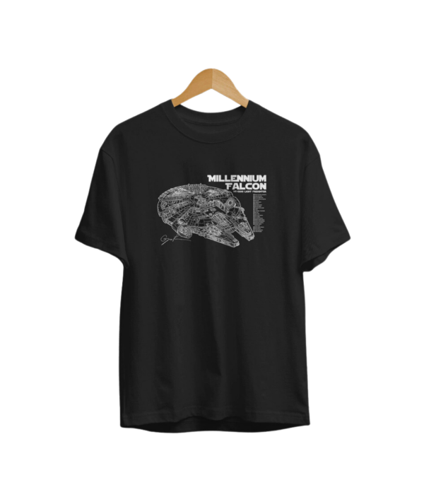 Remera Star Wars - Millennial Falcon - Planos Halcon Milenario - Unisex / Niño / Mujer