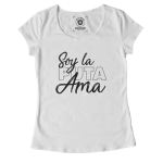 Remera La casa de papel Soy la puta ama - Blanca